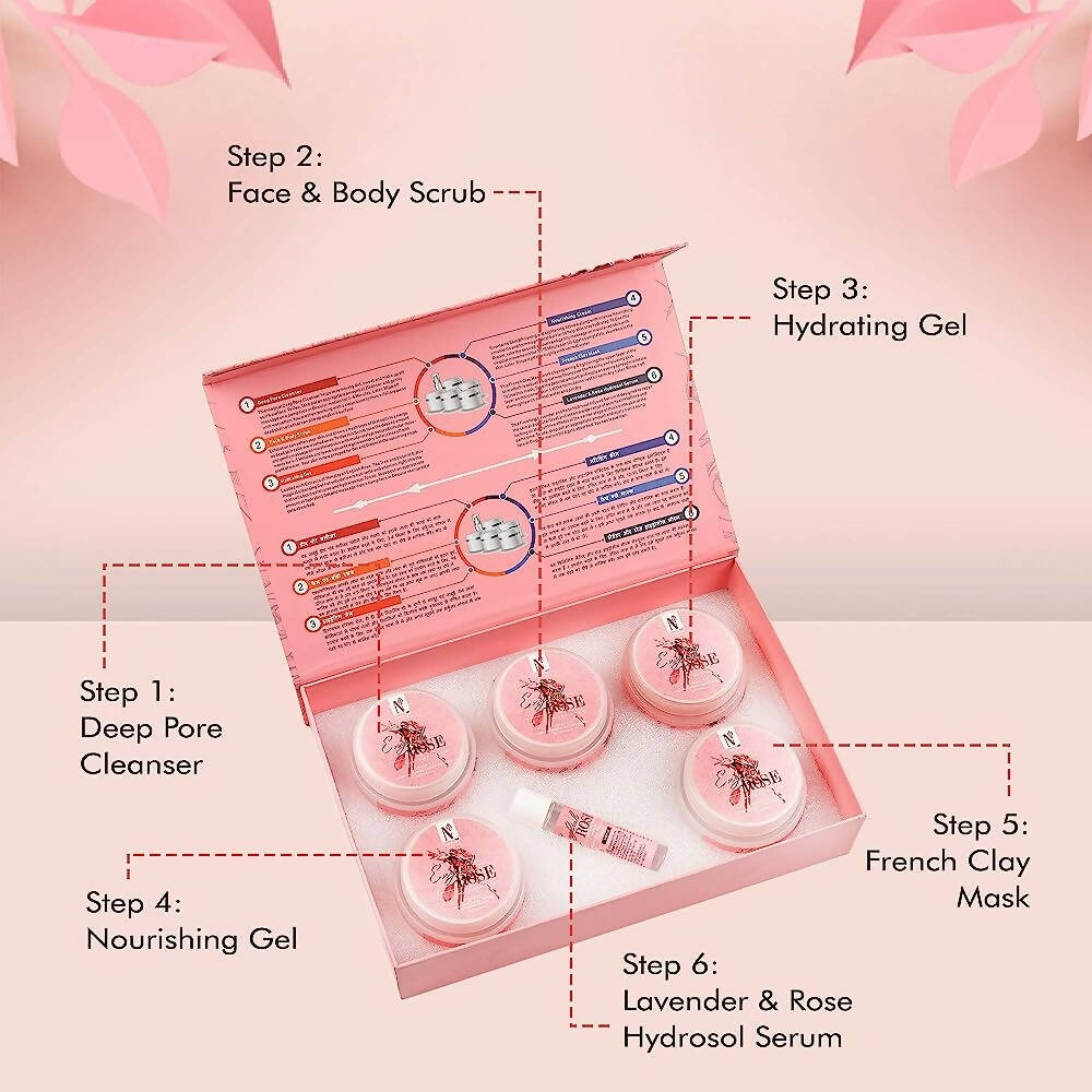 NutriGlow Natural’s English Rose Facial Kit | Grocsy