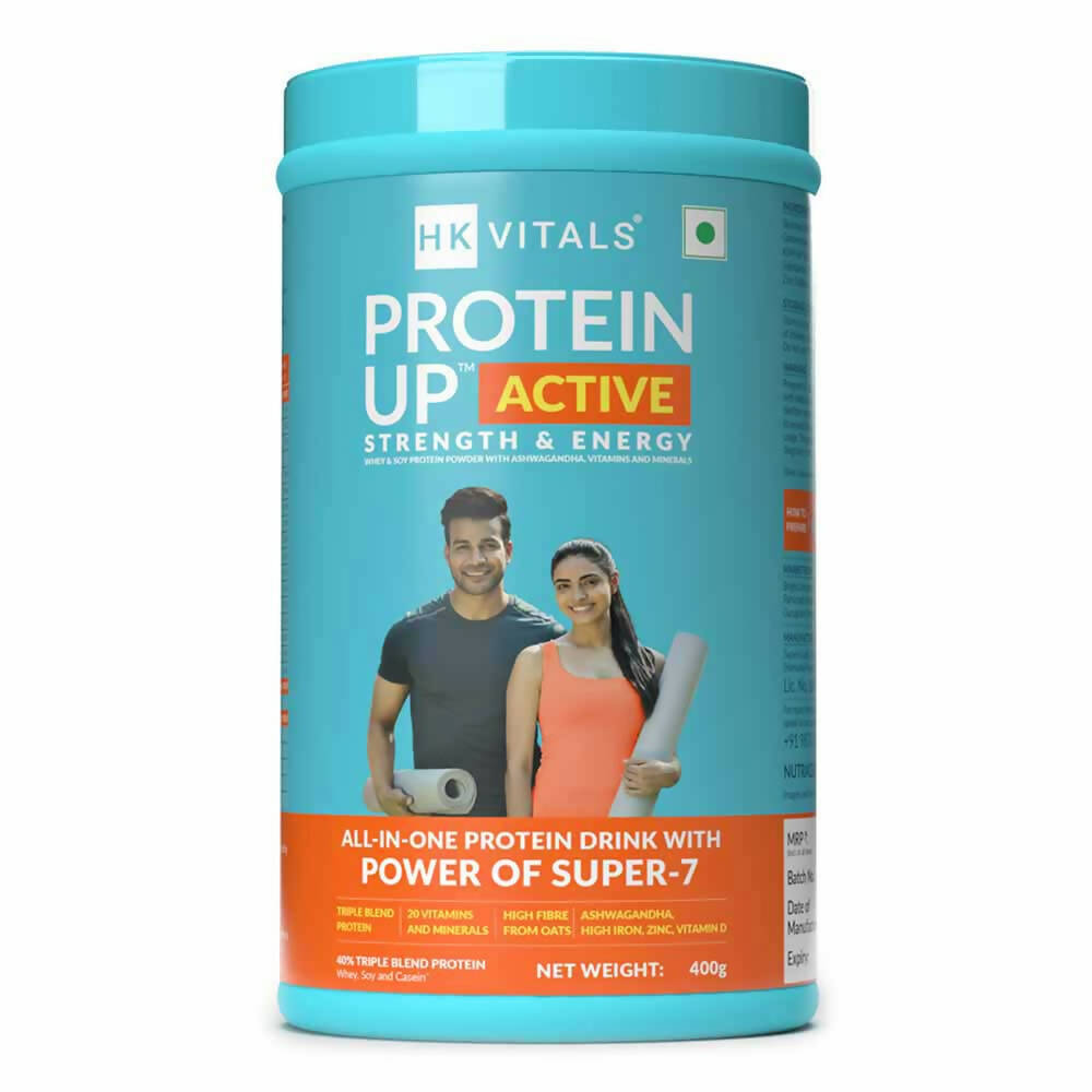HK Vitals ProteinUp Active Strength & Energy (No Added Sugar) | Grocsy