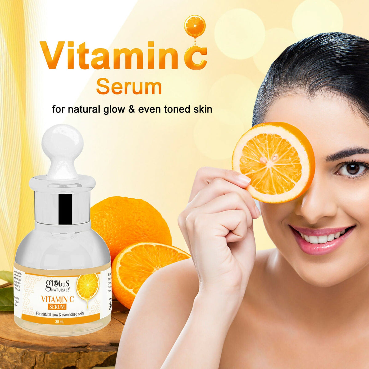 Globus Naturals Vitamin C Face Serum | Grocsy
