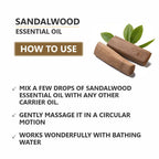 Skiura Nature 100% Natural Sandalwood Essential Oil | Grocsy