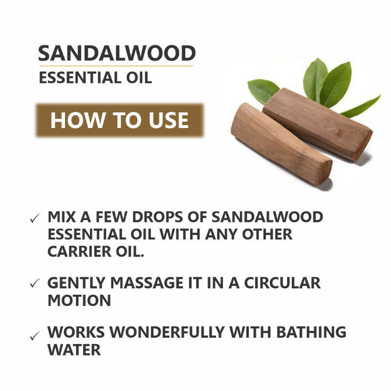 Skiura Nature 100% Natural Sandalwood Essential Oil | Grocsy