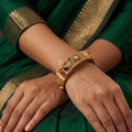 JS Fashion Rajwadi Polish Accessories Women Antique Bangles Set | Grocsy