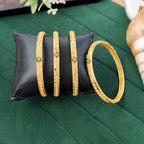 JS Fashion Antique Floral Design Bangles Set For Women | Grocsy