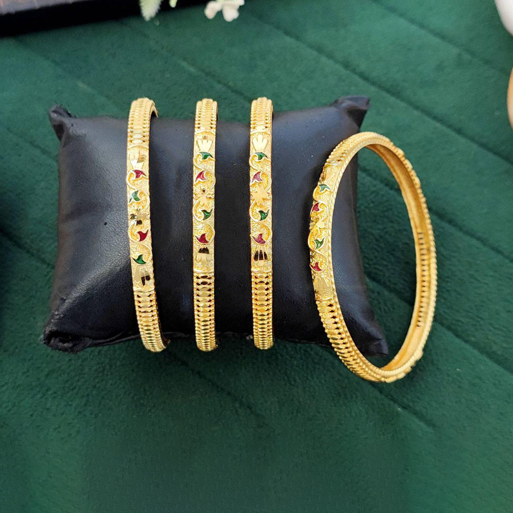 JS Fashion Antique Designer Bangles Set Traditional Style | Grocsy