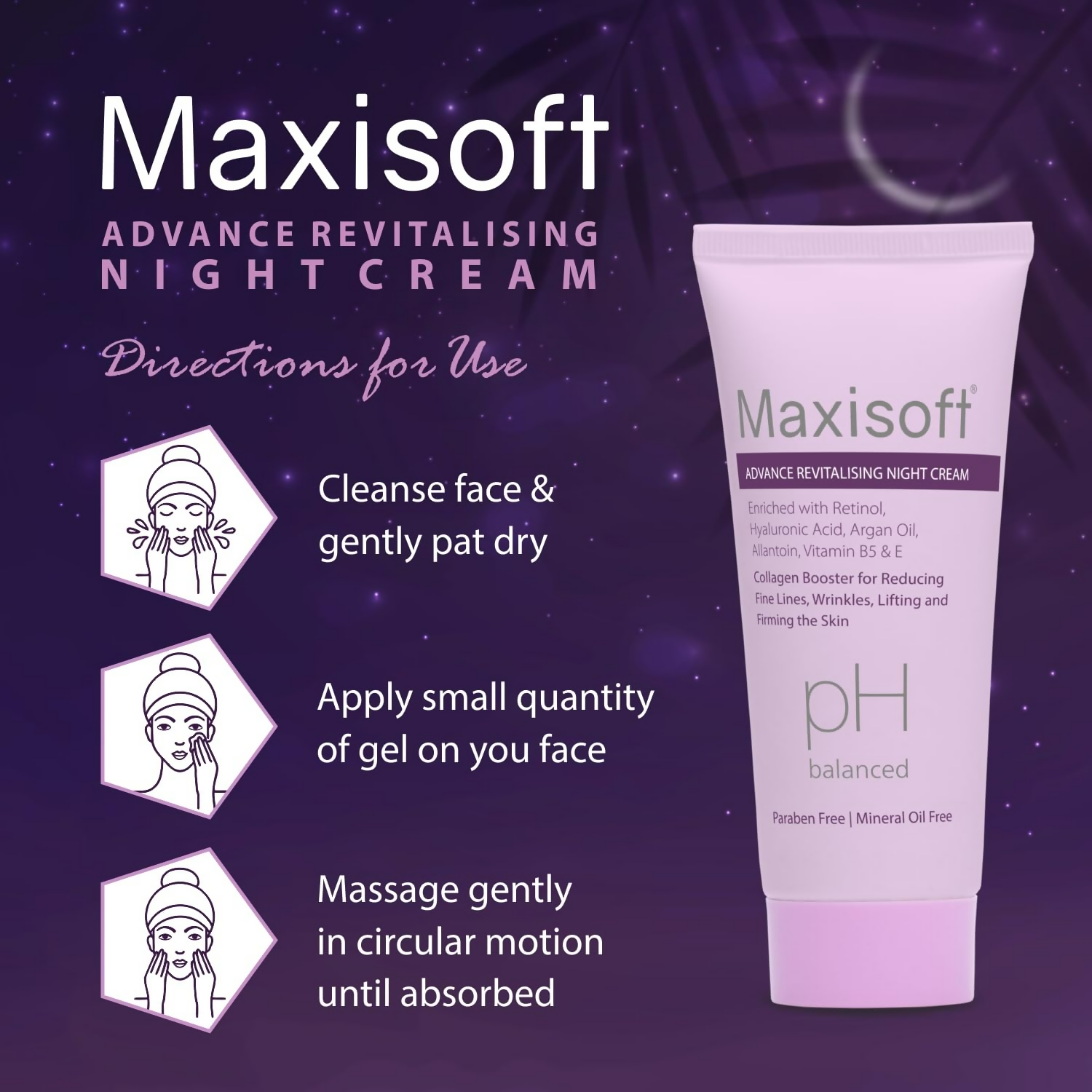 Maxisoft Advance Revitalising Night Cream | Grocsy