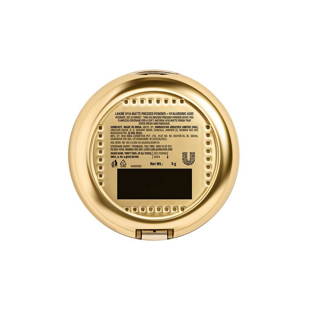 Lakme 9 To 5 Hya Matte Pressed Powder - Cinnamon | Grocsy