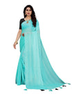 Vamika Sky Blue Georgette Seqence Saree (Riva Sky Blue) | Grocsy