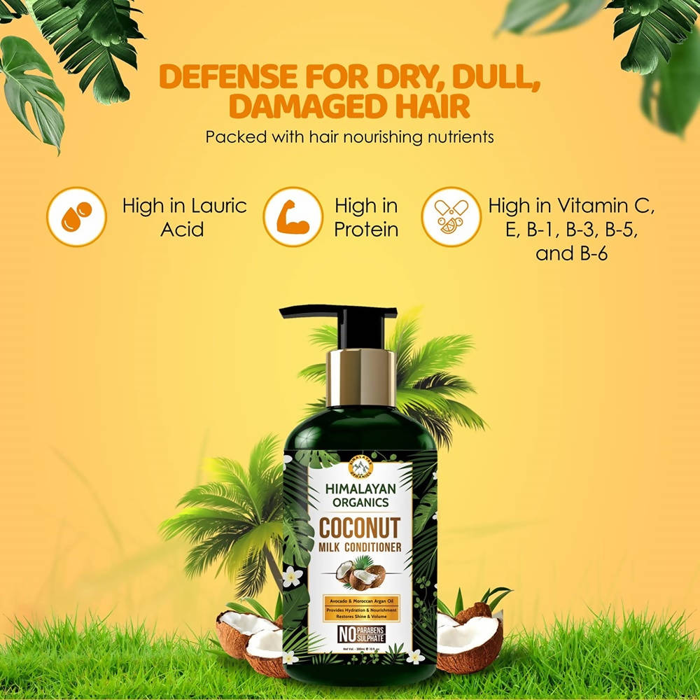 Himalayan Organics Coconut Milk Conditioner | Grocsy