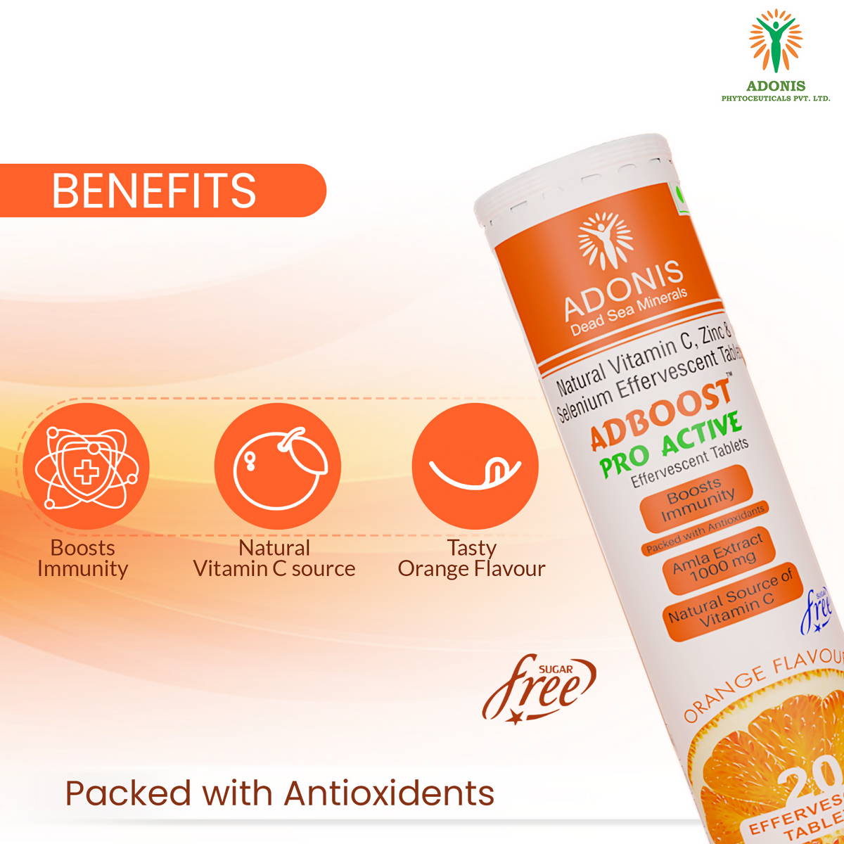 Adonis Adboost Pro Active Effervescent Tablets | Grocsy