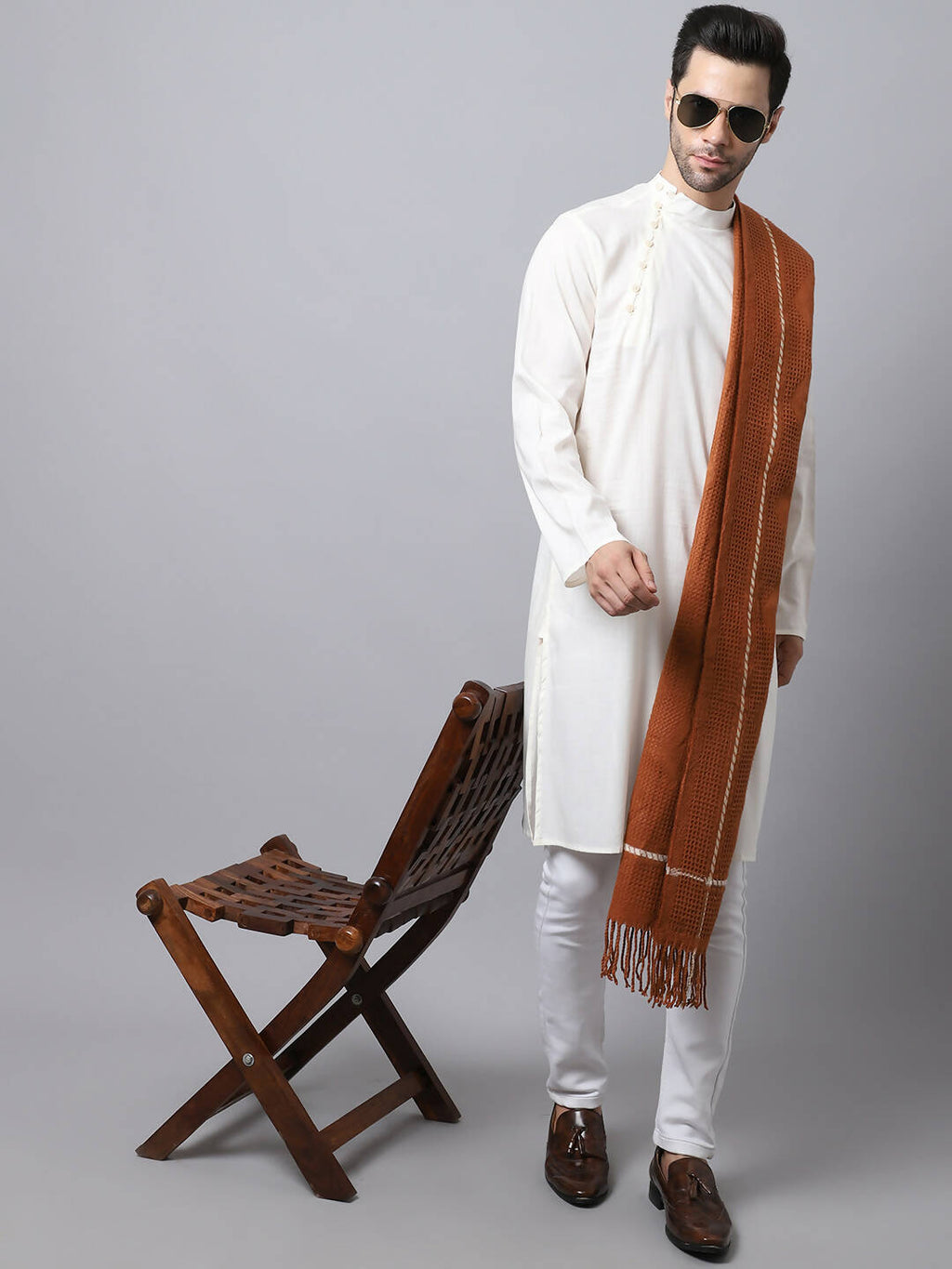 Even Apparels White Pure Cotton Men's Kurta With Side Placket | Grocsy