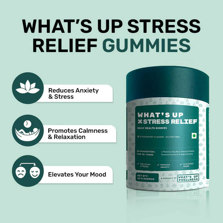 What’s Up Wellness Stress Relief Gummies | Grocsy