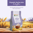 Bharat Vedica Organic Barley Flour | Stone-Ground & Fresh | Grocsy