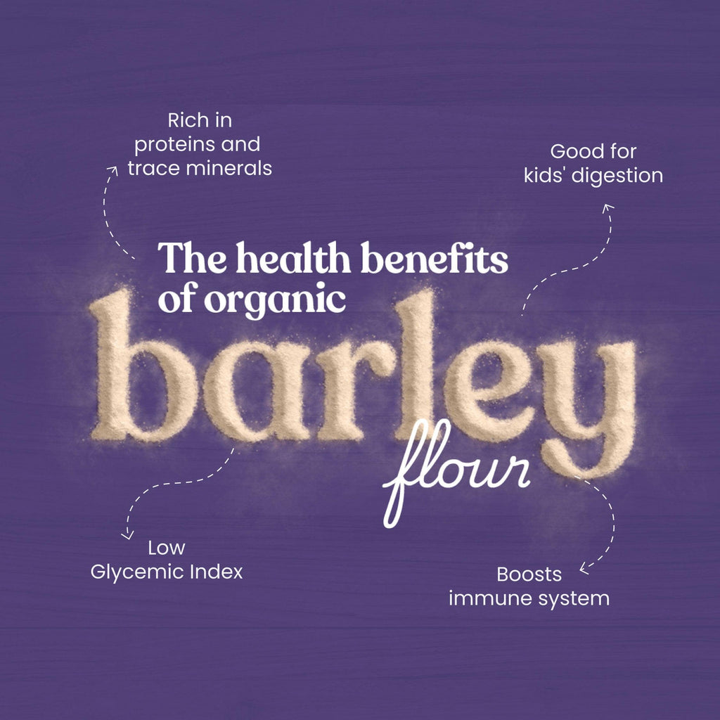 Bharat Vedica Organic Barley Flour | Stone-Ground & Fresh | Grocsy
