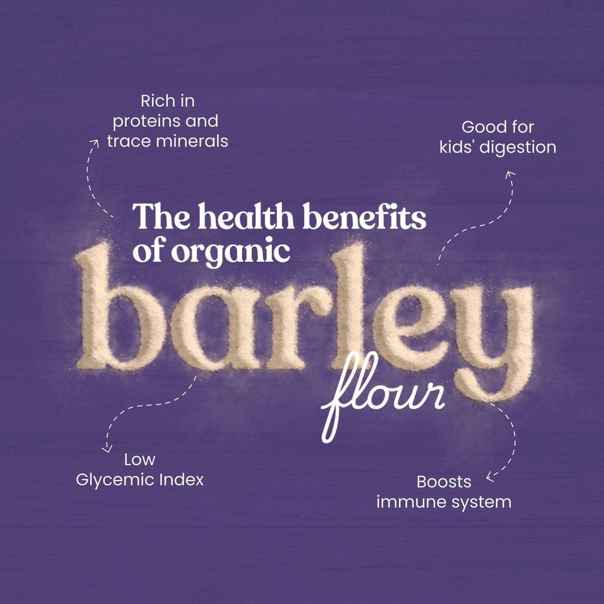 Bharat Vedica Organic Barley Flour | Stone-Ground & Fresh | Grocsy