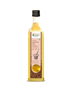 Bharat Vedica Organic Wood Pressed Flaxseed Oil - Organic Wood Pressed Alsi ka tel | Grocsy