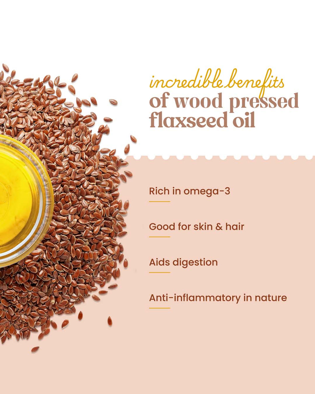 Bharat Vedica Organic Wood Pressed Flaxseed Oil - Organic Wood Pressed Alsi ka tel | Grocsy
