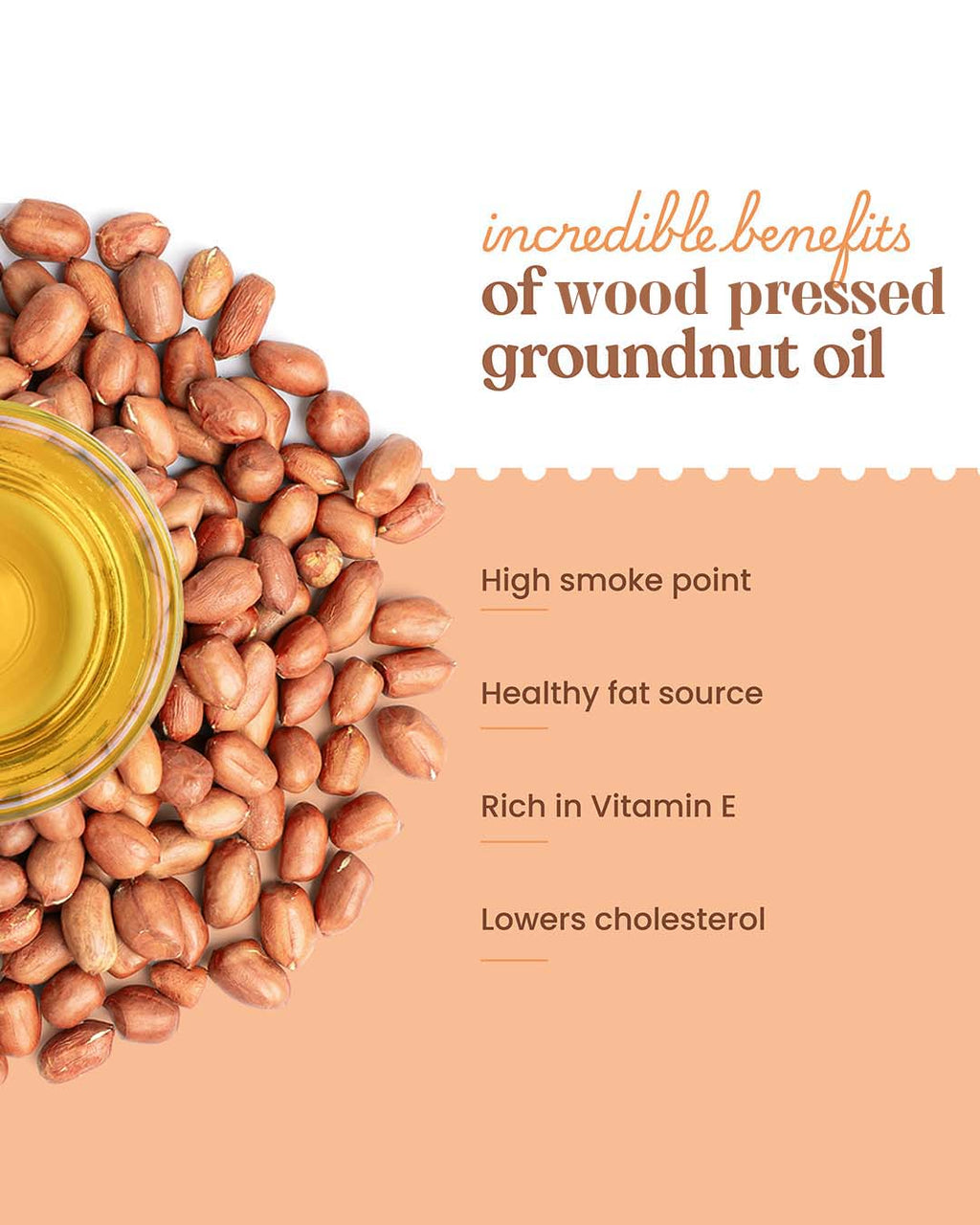 Bharat Vedica Organic Wood Pressed Groundnut Oil - Organic Wood Pressed Moongfali ka Tel | Grocsy