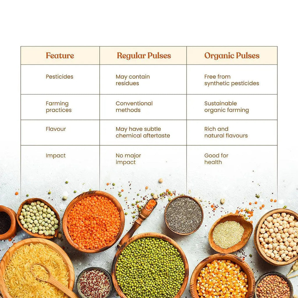 Bharat Vedica Organic Red Lentils - Organic Masoor Dal | Grocsy
