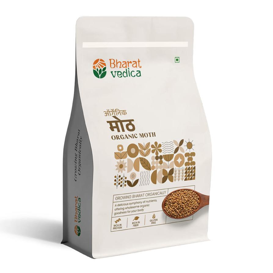 Bharat Vedica Organic Moth | Grocsy