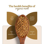 Bharat Vedica Organic Moth | Grocsy