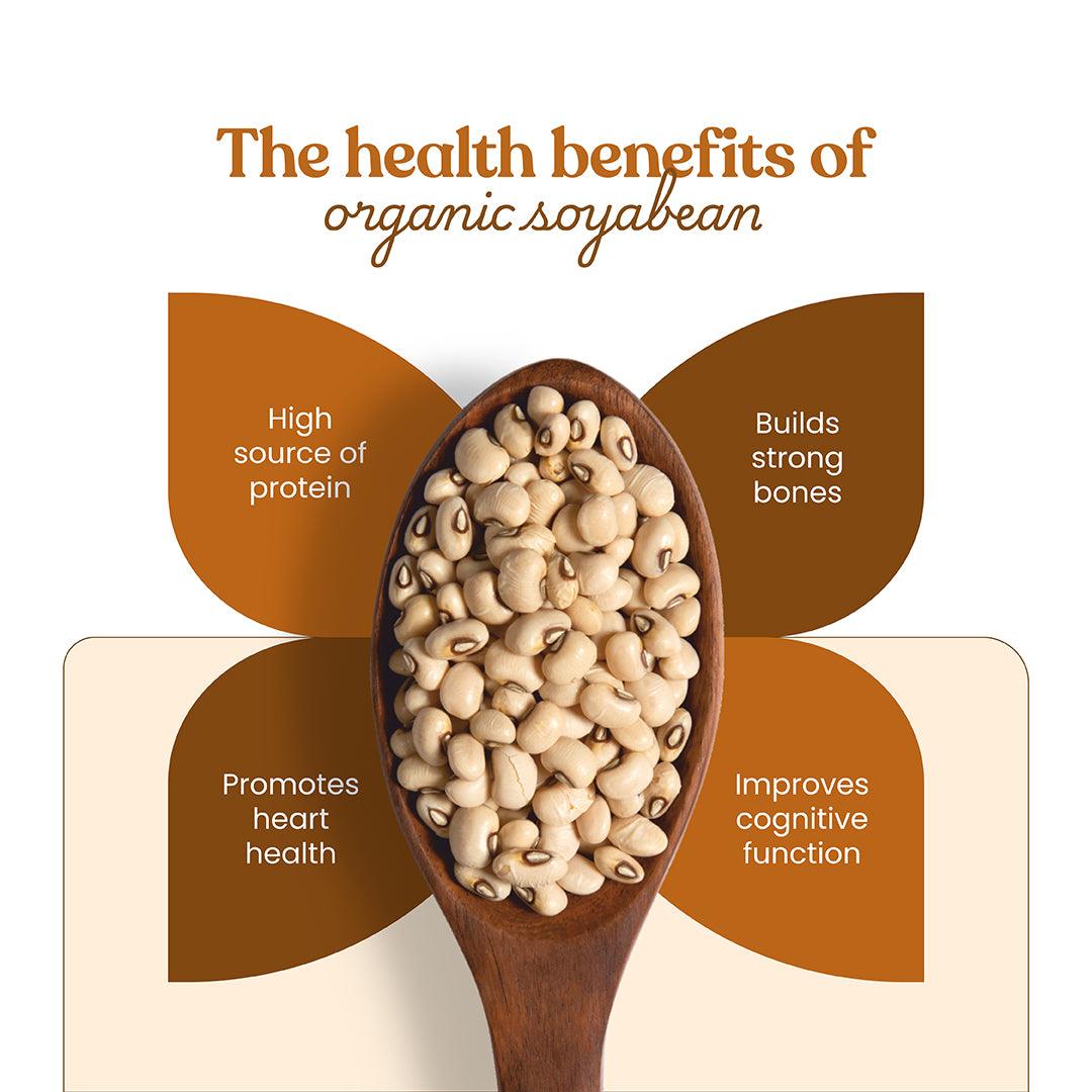 Bharat Vedica Organic Soyabean | Grocsy