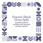 Bharat Vedica Organic Black Gram Split - Organic Urad Dal Chilka | Grocsy