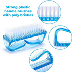 Bronson Professional Handle Grip Nail Brush Fingernail Pedicure Scrub Foot Brush | Grocsy