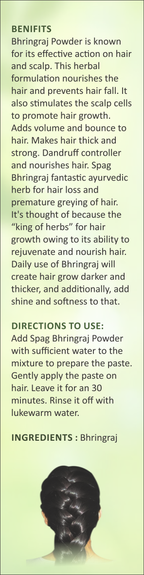 Spag Herbals Premium Bhringraj Powder | Grocsy