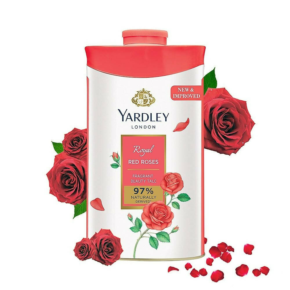 Yardley London Royal Red Rose Talc Powder For Women | Grocsy