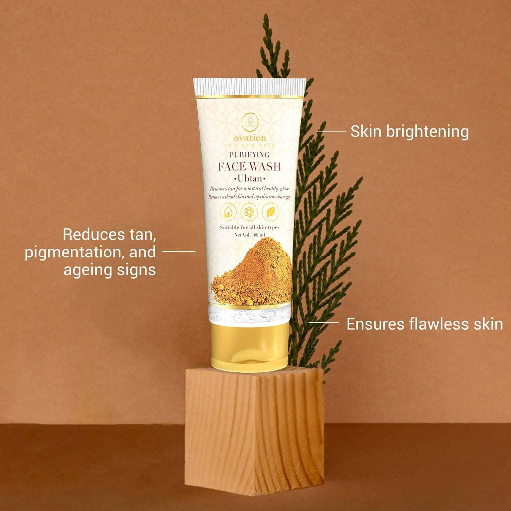 Ovation Ubtan Purifying Face Wash | Grocsy