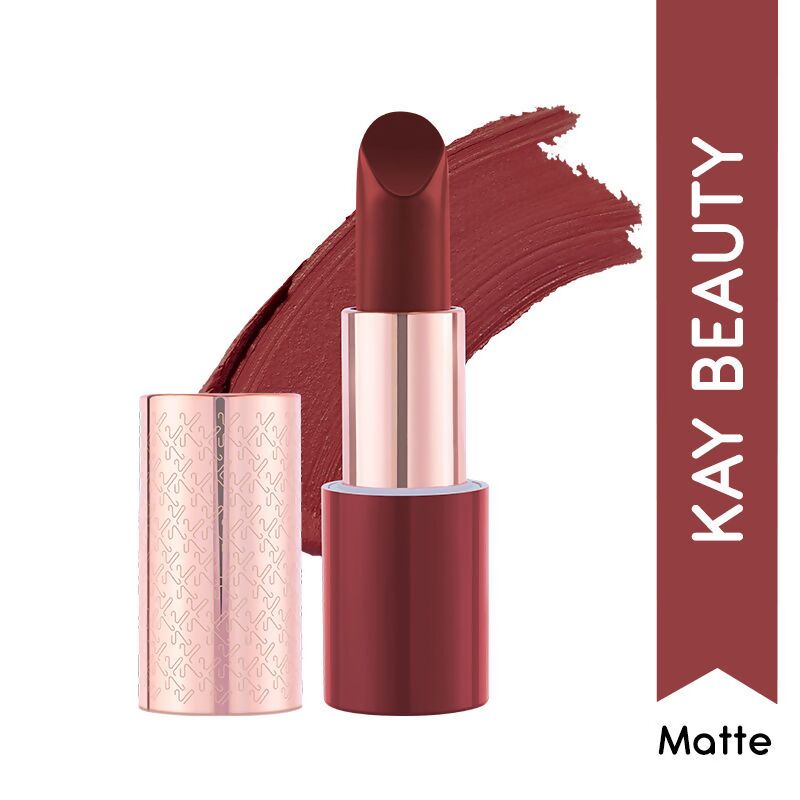 Kay Beauty By Katrina Kaif Matte Drama Long Stay Lipstick - Red Carpet | Grocsy