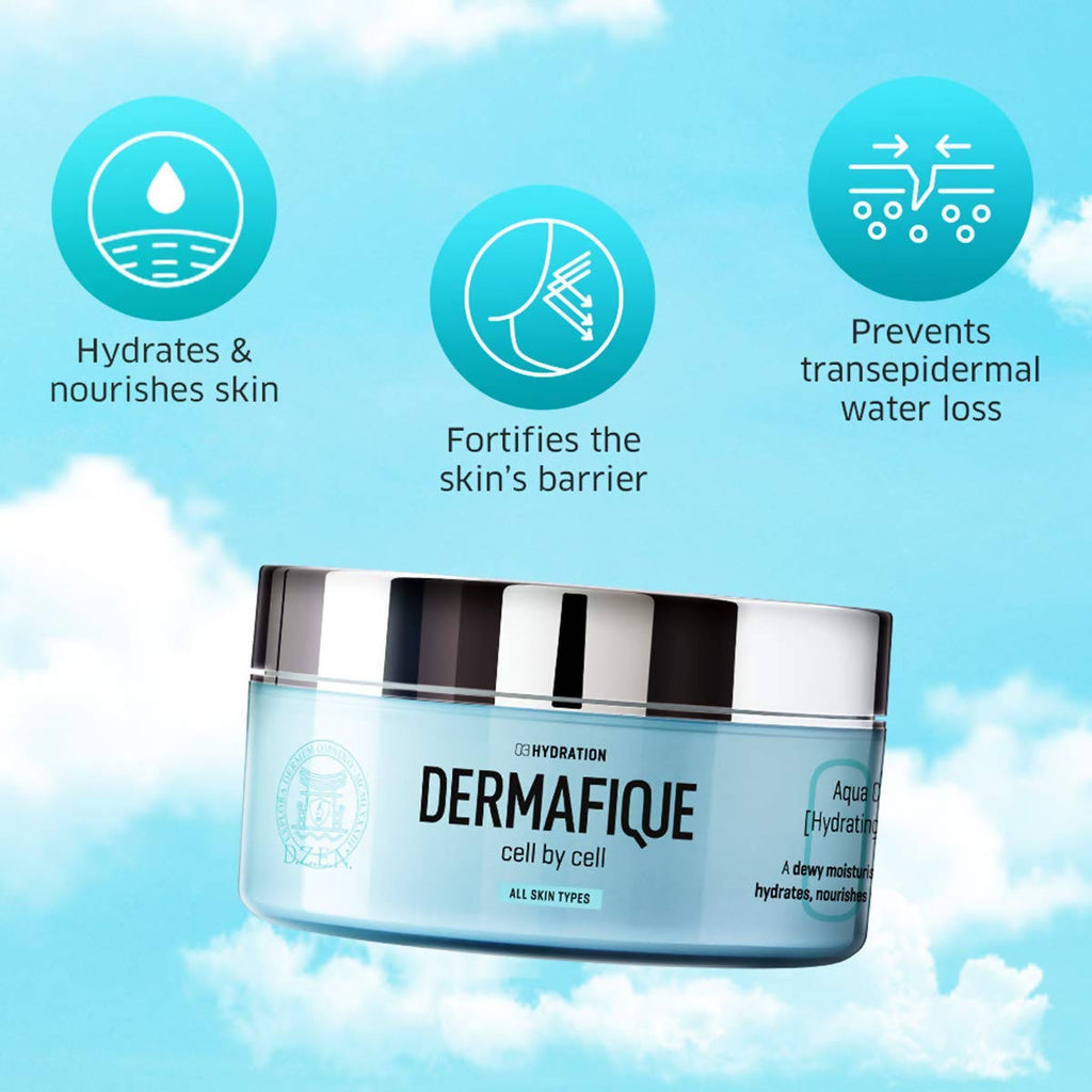 Dermafique Aqua Cloud Hydrating Creme Light Moisturizer | Grocsy