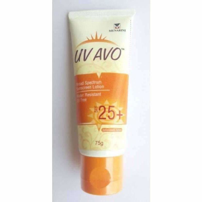 Menarini UV Avo Broad Spectrum Sunscreen Lotion - SPF 25+ | Grocsy