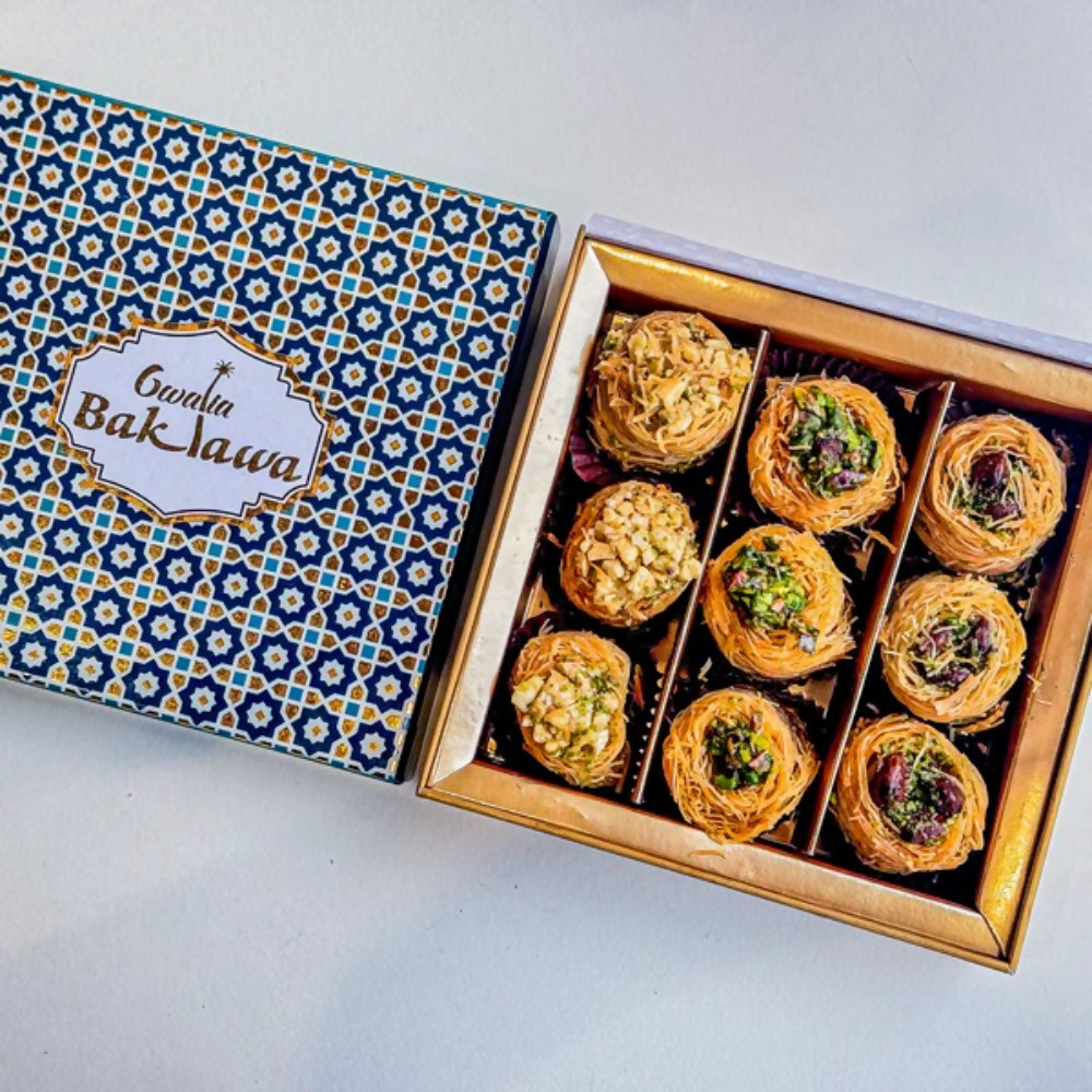 Gwalia Sweets Assorted Birdnest Baklawa Box | Grocsy