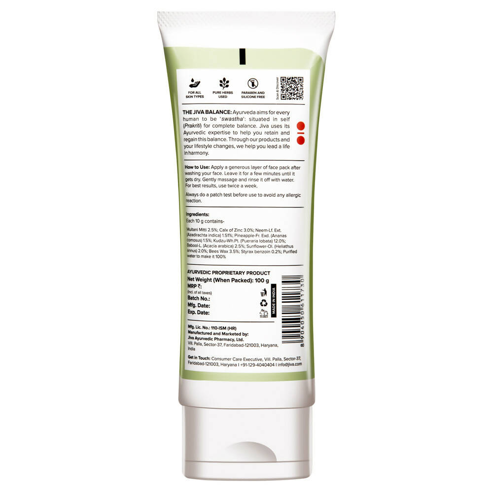 Jiva Ayurveda Neem Mud Pack | Grocsy