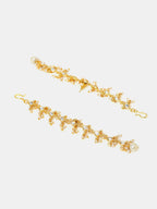 Ruby Raang Pearl And Stones Earrings | Grocsy