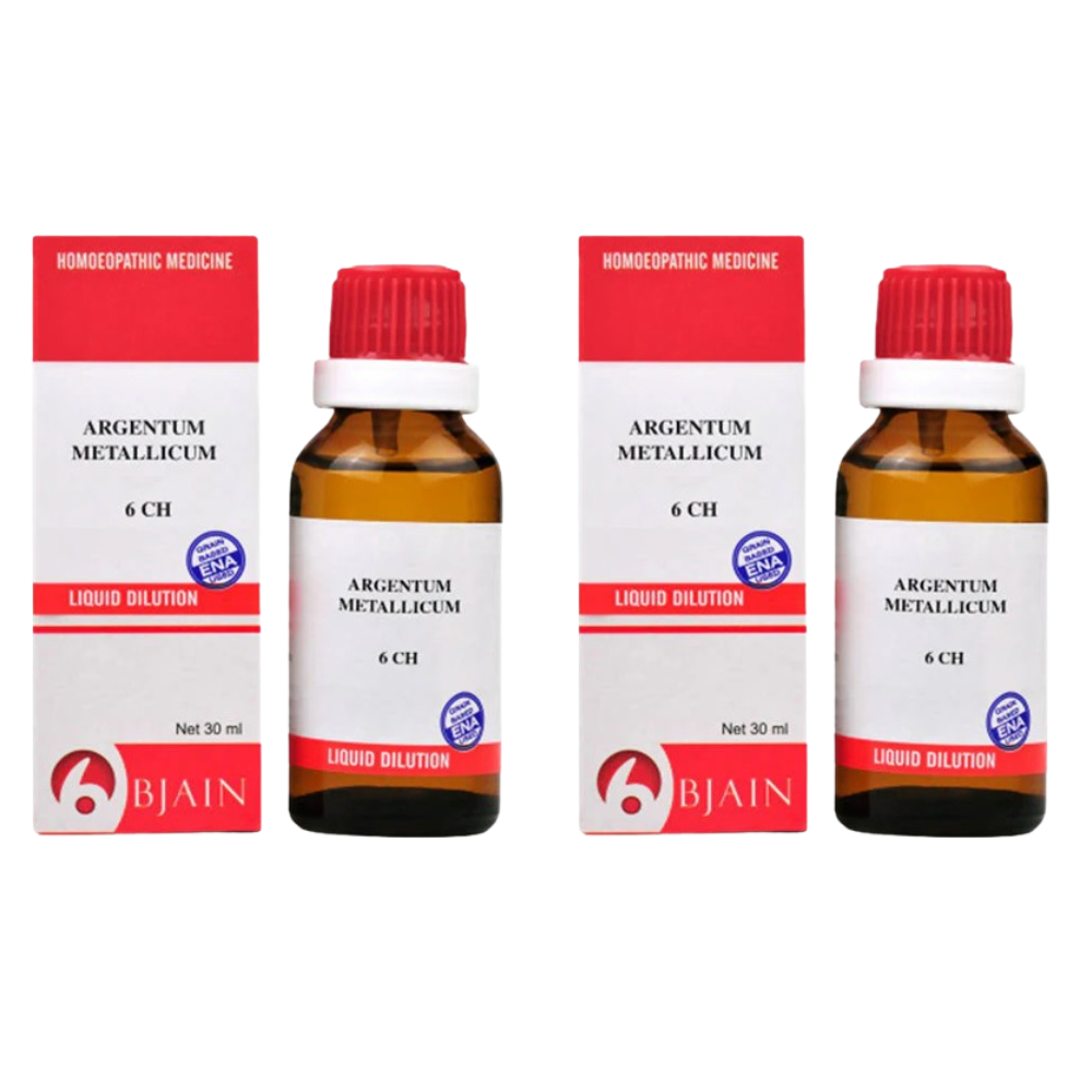 Bjain Homeopathy Argentum Metallicum Dilution | Grocsy