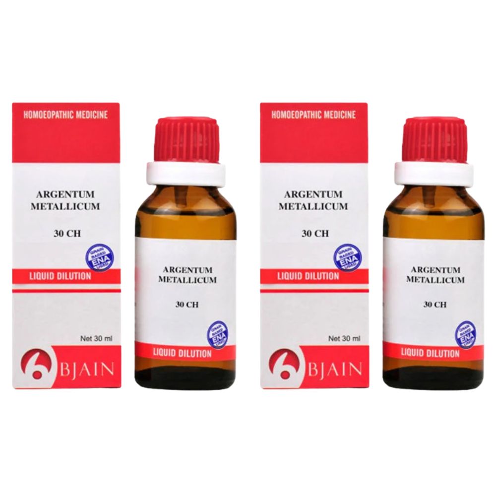 Bjain Homeopathy Argentum Metallicum Dilution | Grocsy