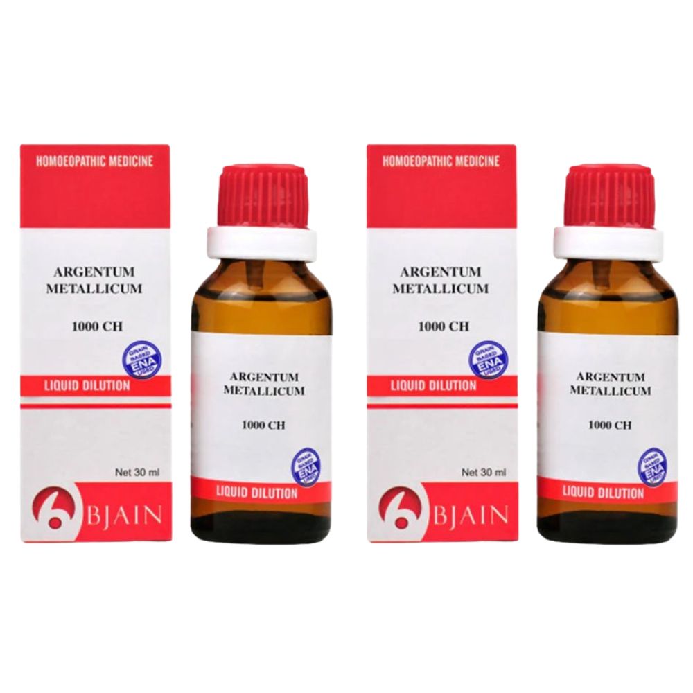 Bjain Homeopathy Argentum Metallicum Dilution | Grocsy