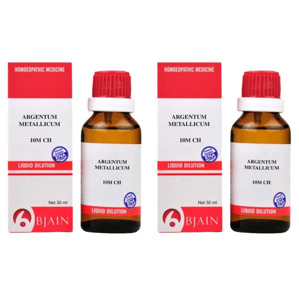 Bjain Homeopathy Argentum Metallicum Dilution | Grocsy