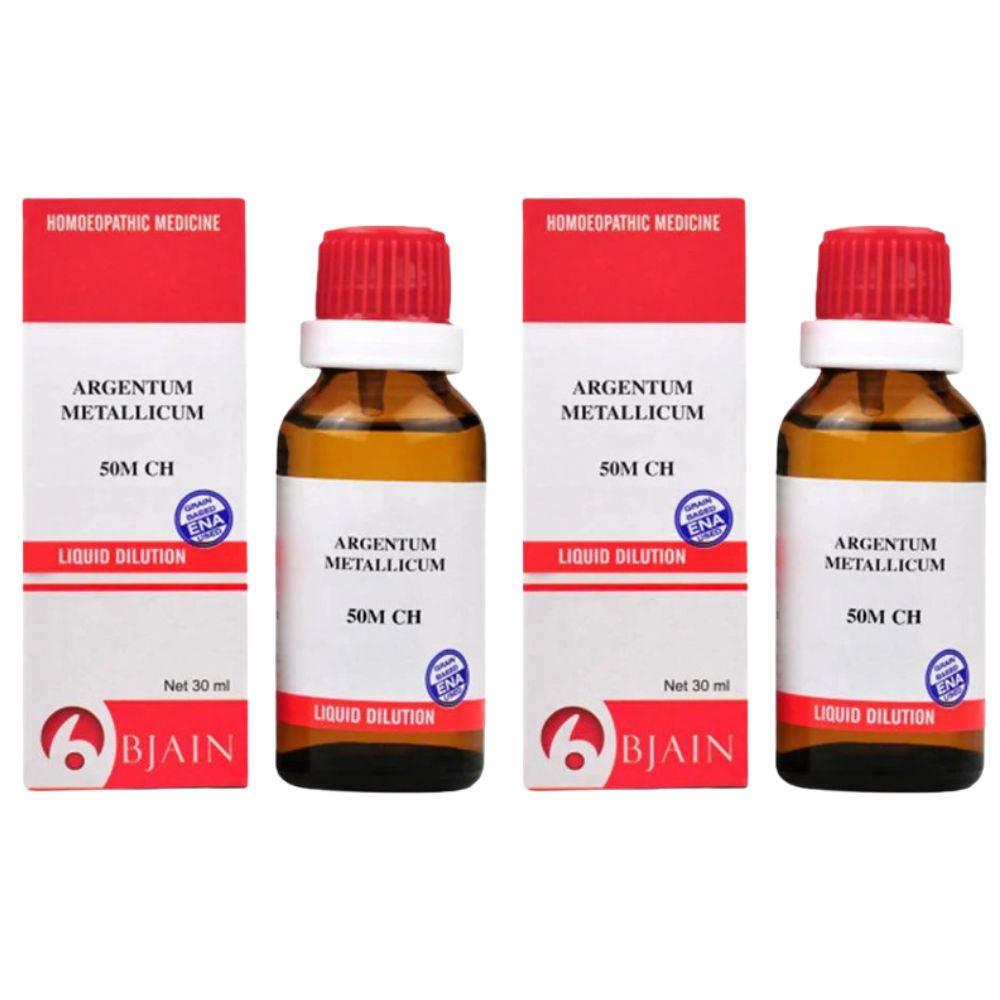 Bjain Homeopathy Argentum Metallicum Dilution | Grocsy