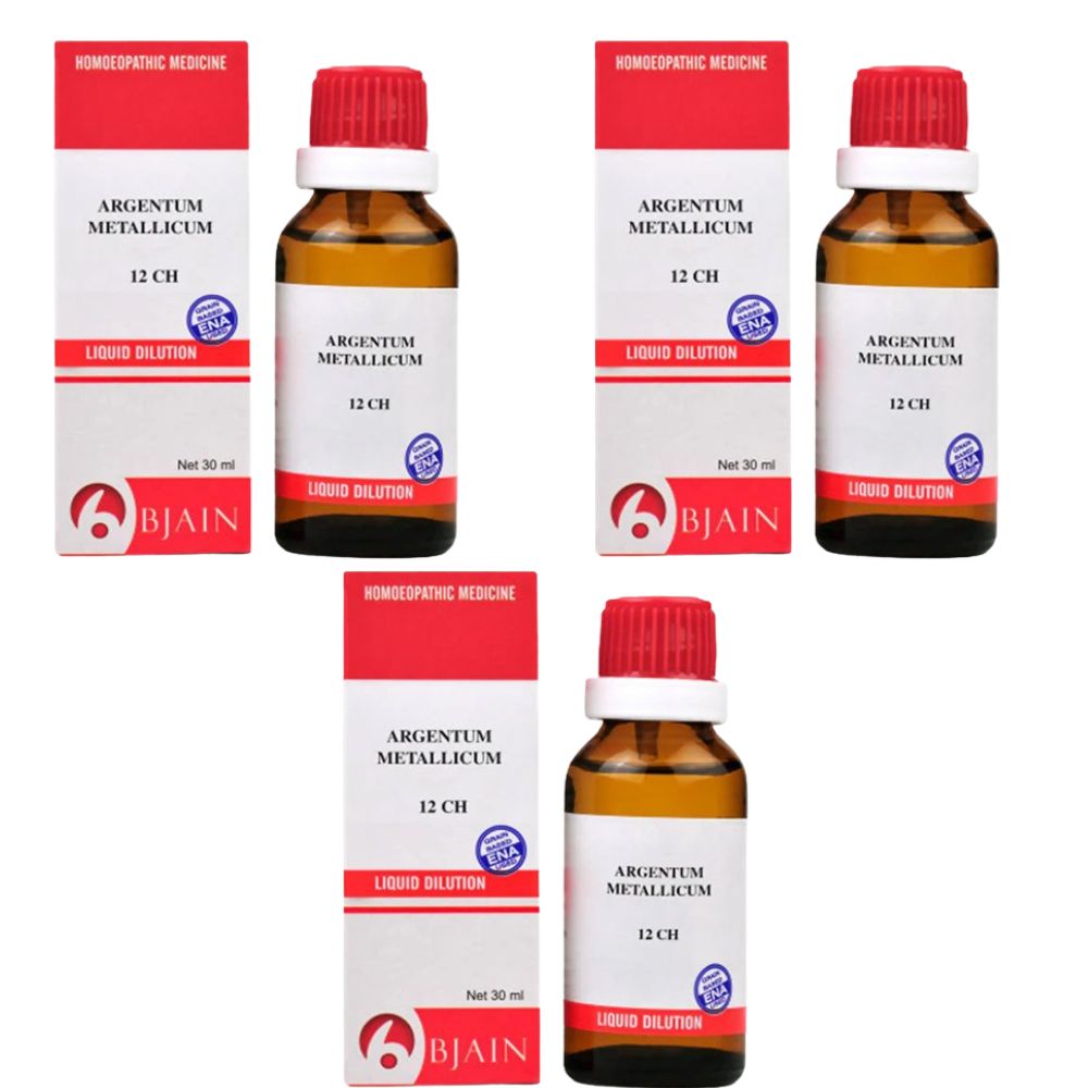 Bjain Homeopathy Argentum Metallicum Dilution | Grocsy