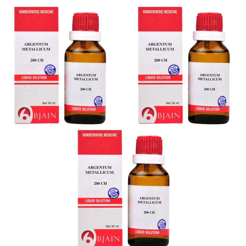 Bjain Homeopathy Argentum Metallicum Dilution | Grocsy