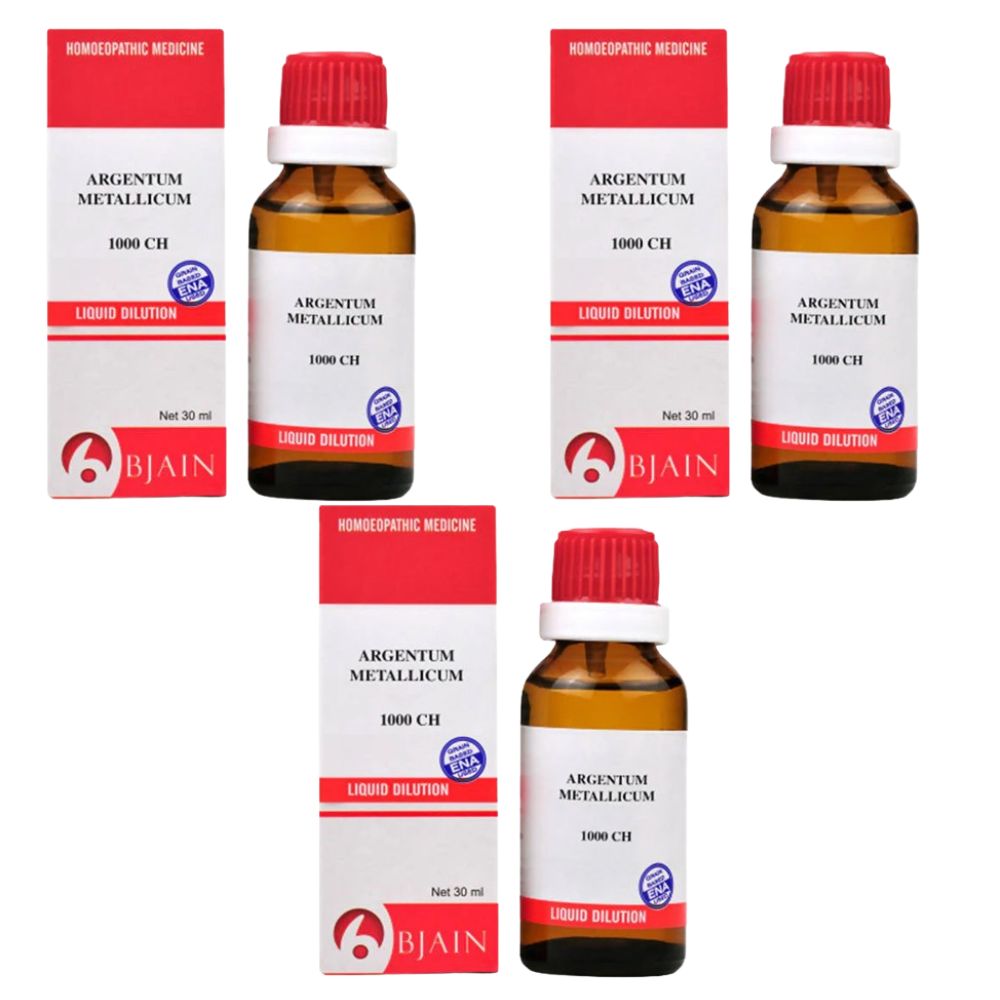 Bjain Homeopathy Argentum Metallicum Dilution | Grocsy