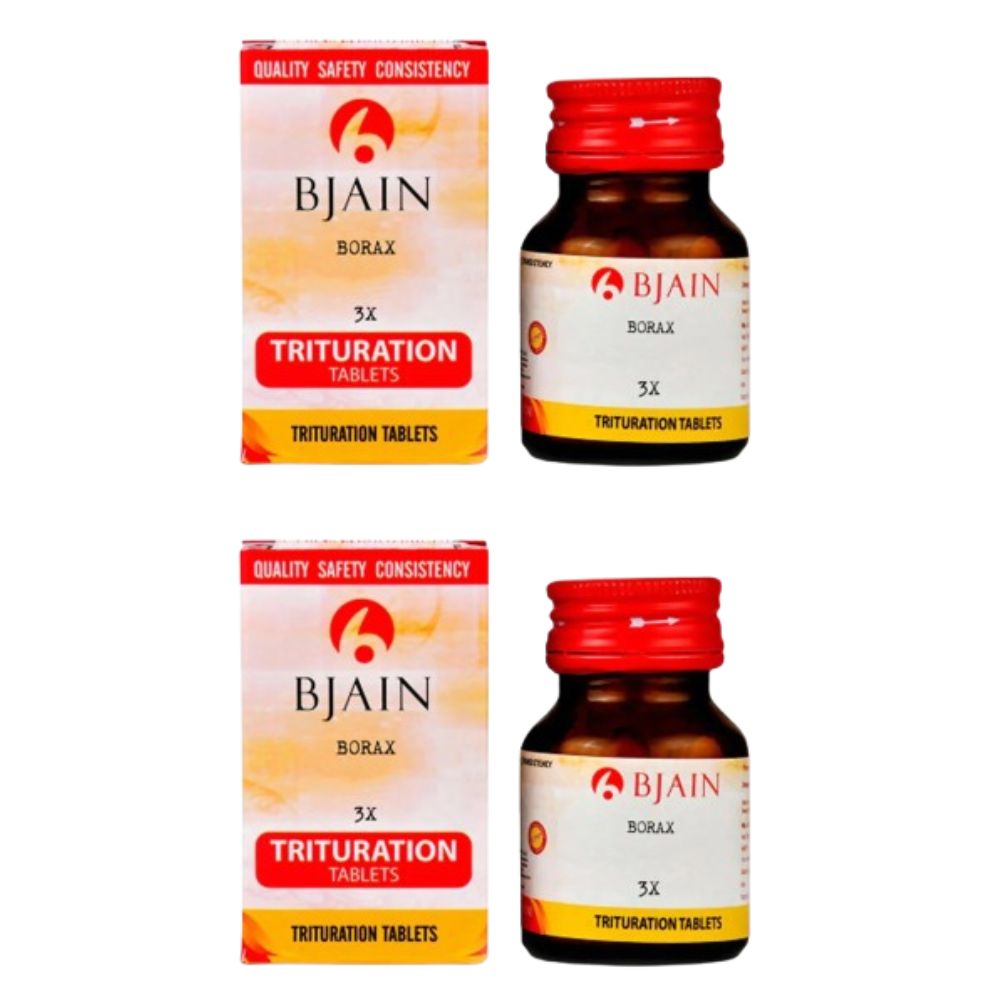 Bjain Homeopathy Borax Trituration Tablets | Grocsy