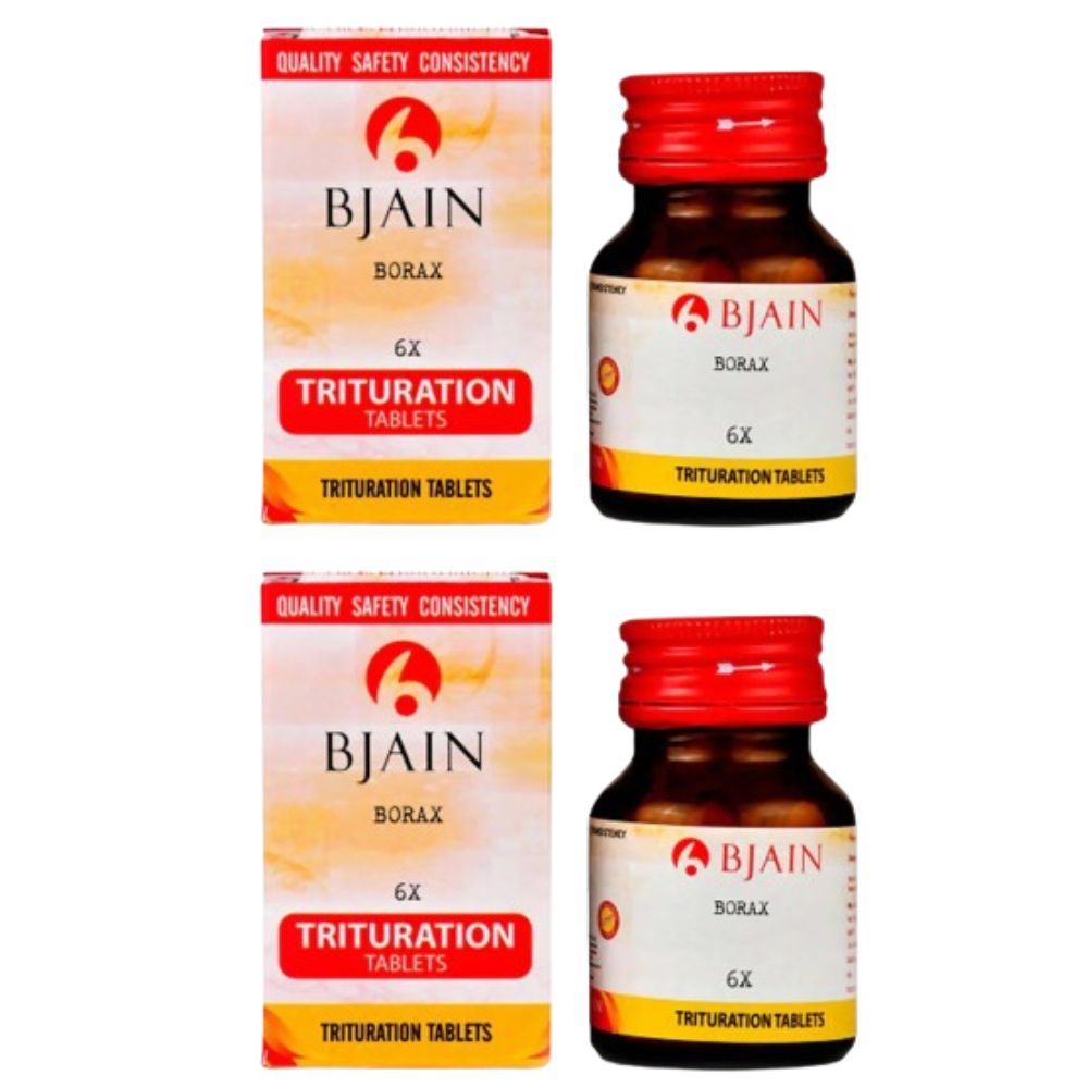 Bjain Homeopathy Borax Trituration Tablets | Grocsy