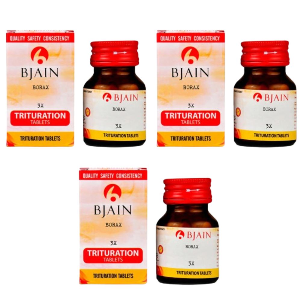 Bjain Homeopathy Borax Trituration Tablets | Grocsy