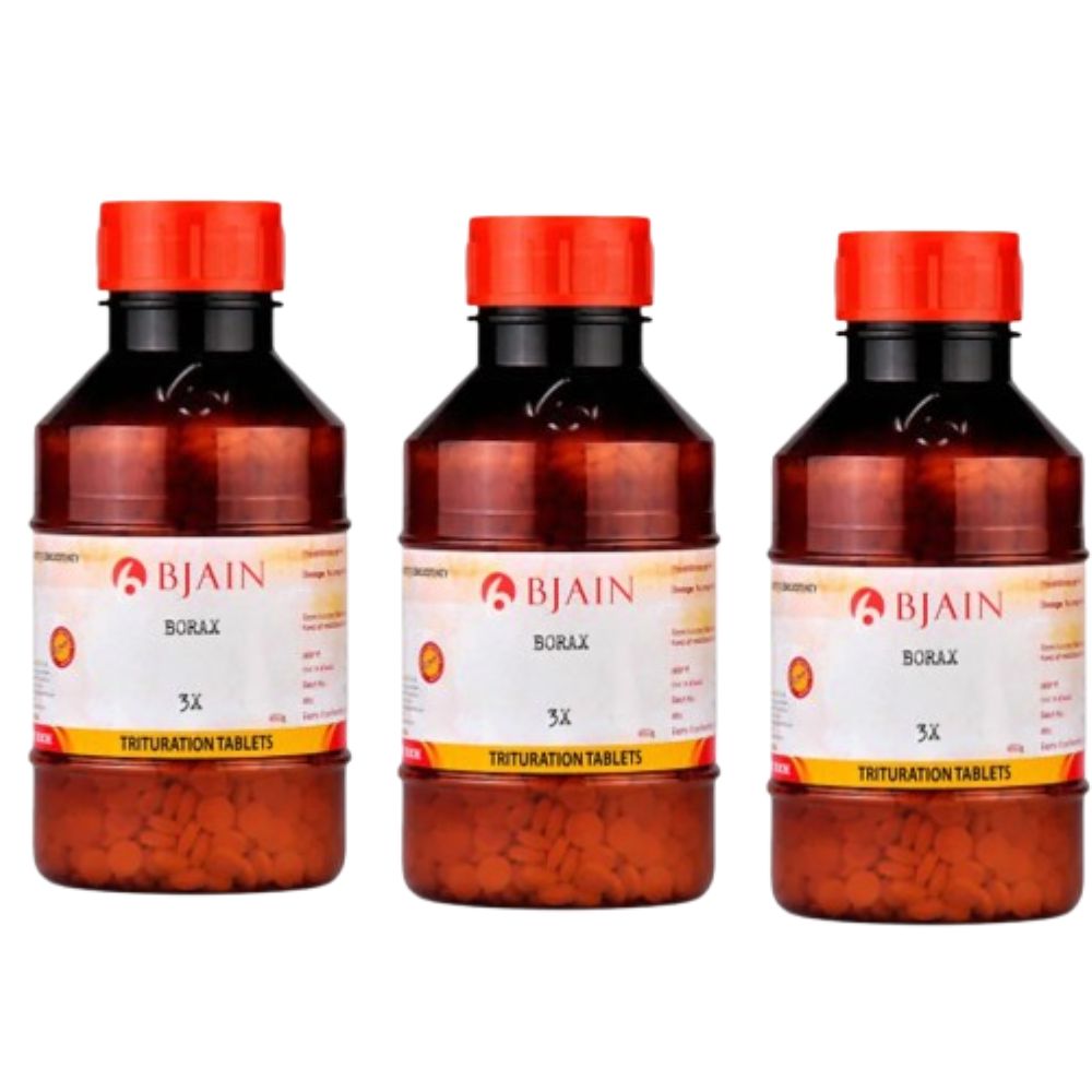 Bjain Homeopathy Borax Trituration Tablets | Grocsy