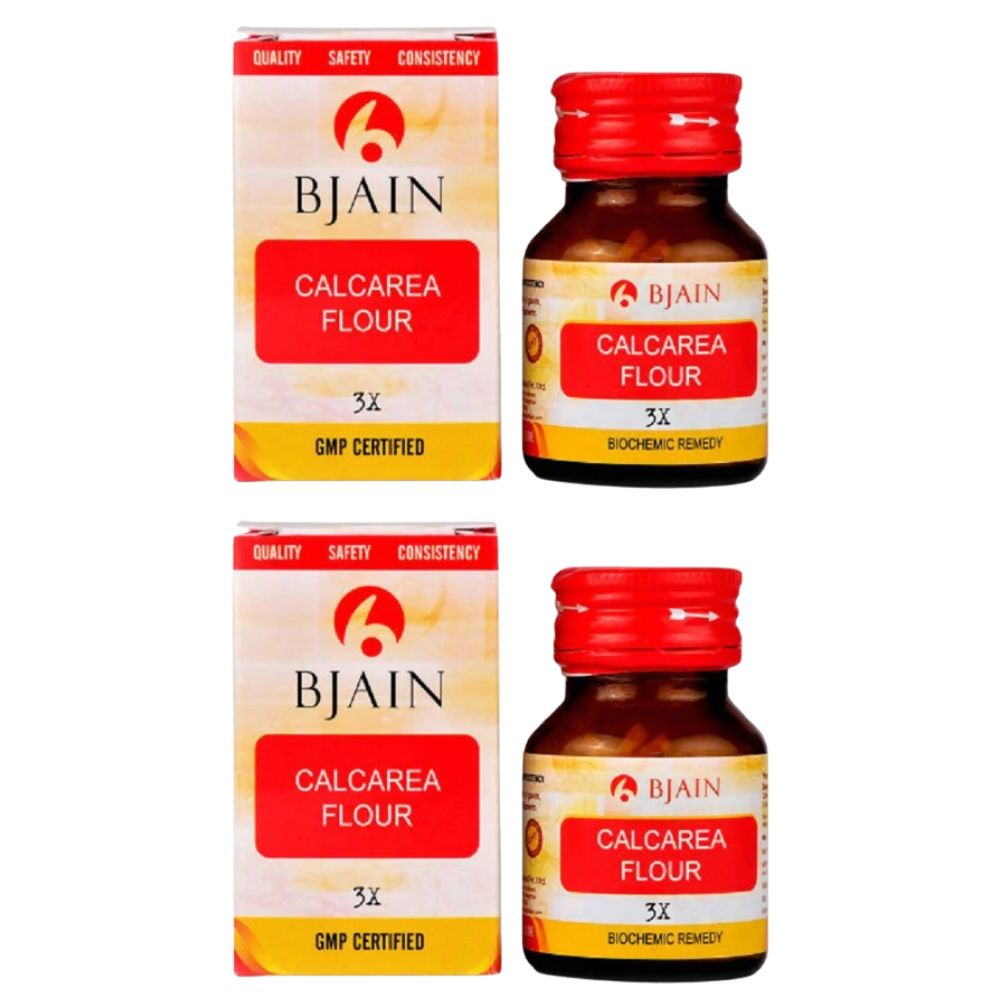Bjain Homeopathy Calcarea Fluorica (Flour) Biochemic Tablet | Grocsy
