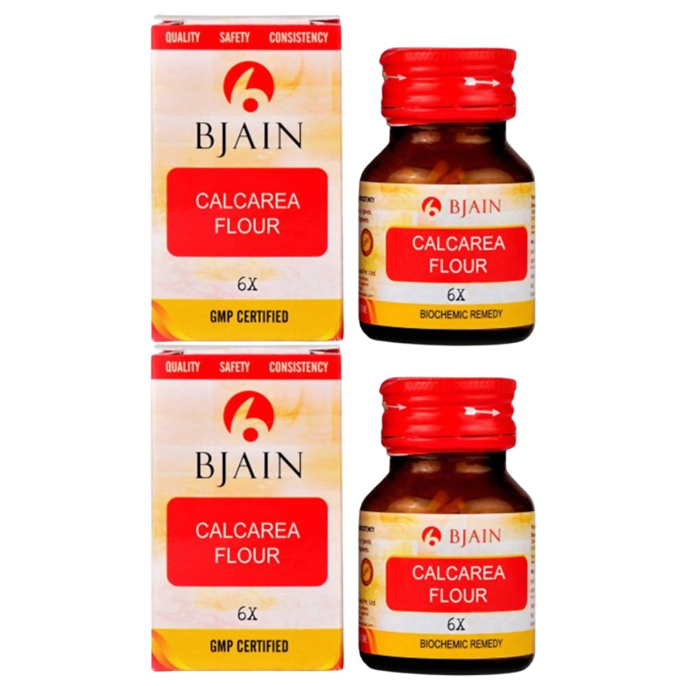 Bjain Homeopathy Calcarea Fluorica (Flour) Biochemic Tablet | Grocsy